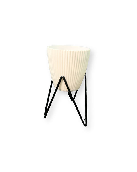 Maceta milan con soporte