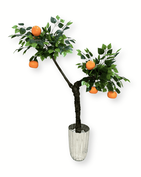 Árbol mandarino pequeño artificial