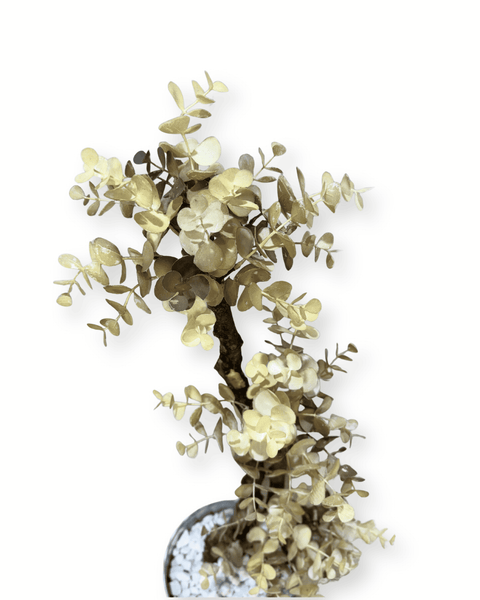 Árbol eucalipto blanco artificial