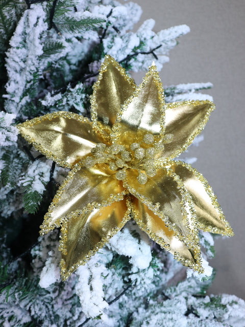 Flor metal brillante 27 cm - foto 1