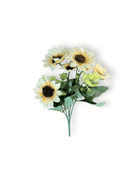 Girasol blanco ramillete