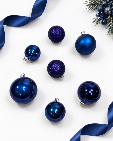 Bolas x 106 pcs 6-7-8 cm Azul noche - foto 1