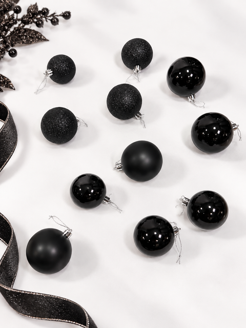 Bolas x 106 pcs 6-7-8 cm Negro - foto 1