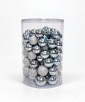 Bolas x 106 pcs 6-7-8 cm Plata - foto adicional