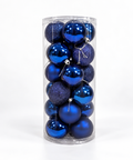Bolas x24 pcs 8 cm Azul noche - foto 1