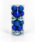 Bolas x24 pcs 8 cm Azul rey - foto 1