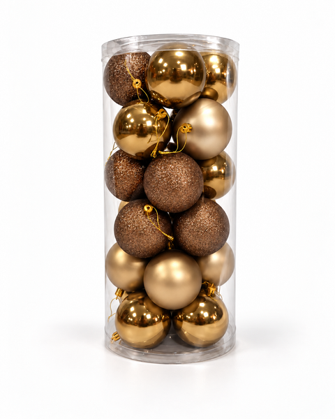 Bolas x24 pcs 8 cm Cafe - foto 1