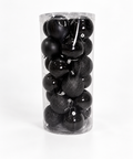 Bolas x24 pcs 8 cm Negro - foto 1