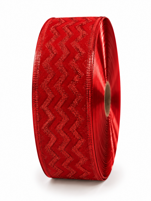 Cinta roja con zig zag CIN 56 - foto 1