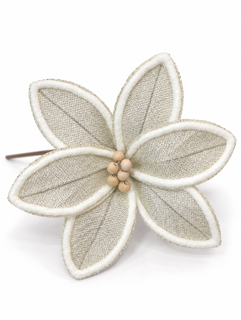 Flor malla crema - foto 1