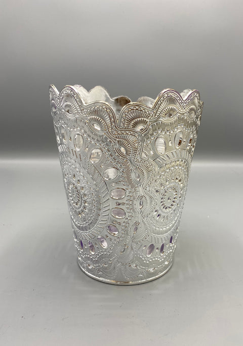 Jarron Plata Metalizado