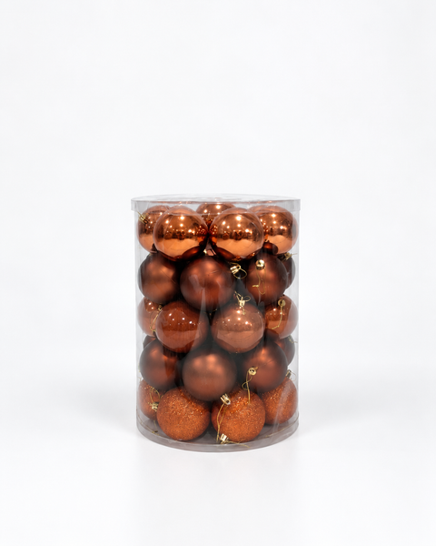 Bolas x 40 pcs 8 cm Ocre