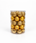 Bolas x 40 pcs 8 cm Dorado - foto 1
