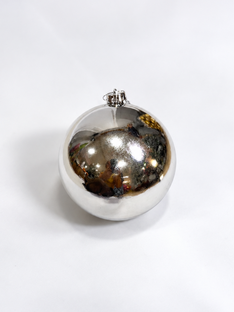 Bola 20 cm Plata - foto adicional