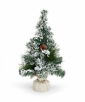 Mini Árbol Nevado con piñas - foto 1