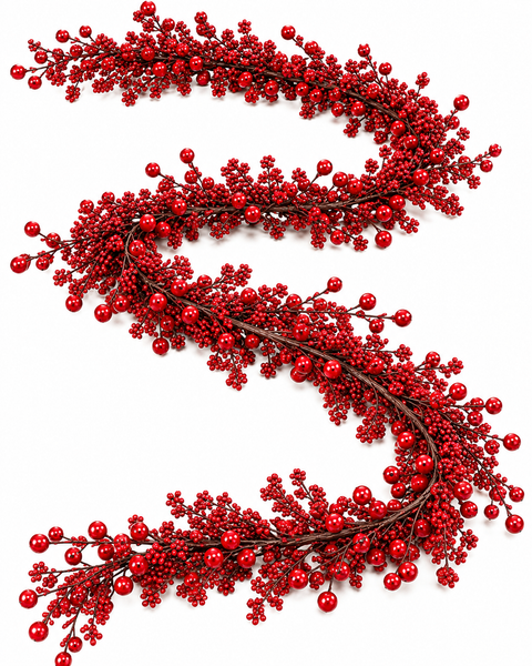 Guirnalda de Frutos Rojos 1.5 m - foto adicional