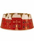 Base Árbol Casitas Vintage Roja - foto 1