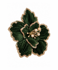 Flor Classy Terciopelo con Brillo - foto 1