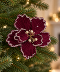 Flor Classy Terciopelo con Brillo - foto 1