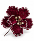 Flor Classy Terciopelo con Brillo - foto adicional