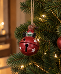 Cascabel Colgante con Personaje Navideño - foto adicional