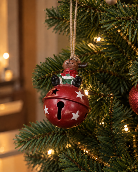 Cascabel Colgante con Personaje Navideño - foto adicional