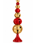 Árbol Grande de Cascabeles Rojo y Dorado - foto adicional