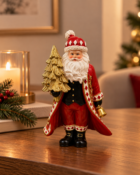 Papá Noel con Árbol Dorado - foto 1