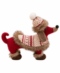 Perrito Salchicha Navideño Vinotinto - foto adicional