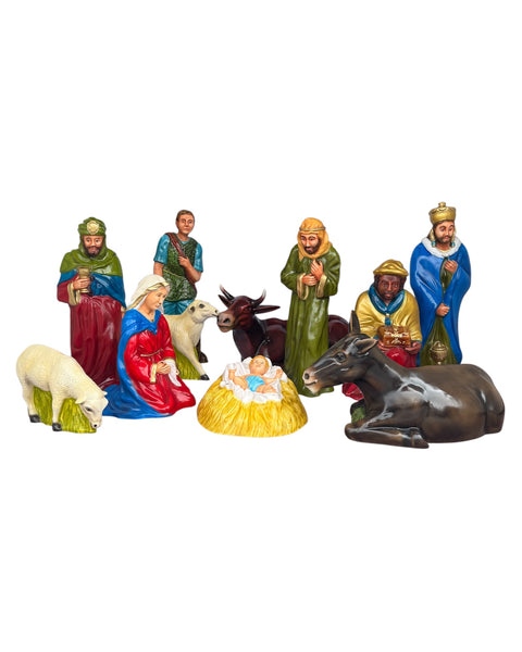 Pesebre tradicional fibra de vidrio 1.3 mtrs