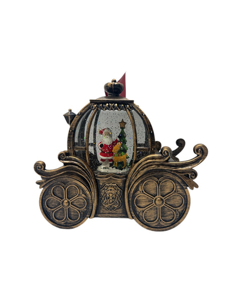 Carruaje de santa con luz