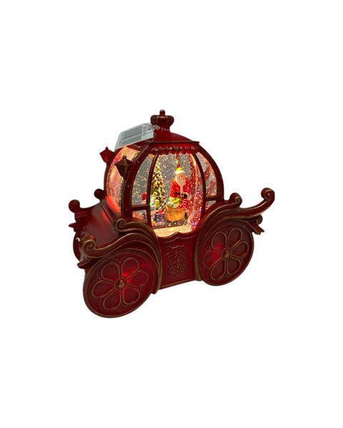 Carruaje de santa con luz - color rojo