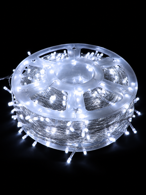 Lineal 1000 Led Carrete Cable Transparente - foto 1