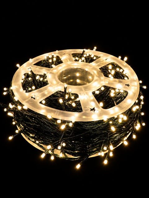 Lineal 1000 Led Carrete Cable Verde - foto 1