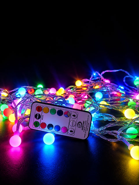 Lineal 100 led con control remoto cable siliconado - foto 1