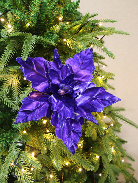 Flor metalizada 25 cm