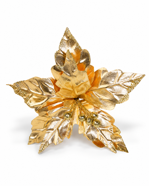 Flor metalizada 25 cm