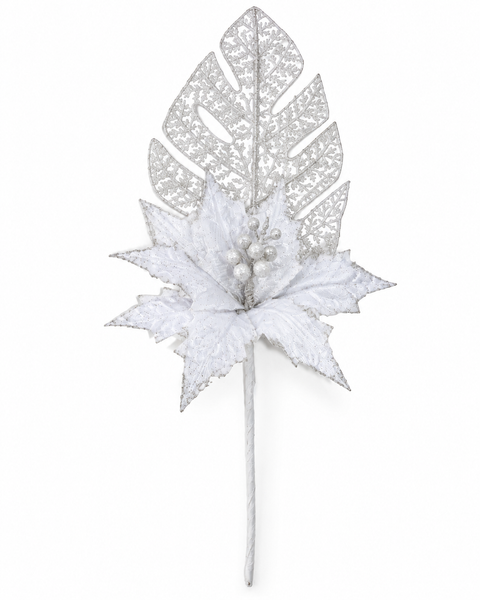 Flor con follaje de hoja 32 cm - foto 1