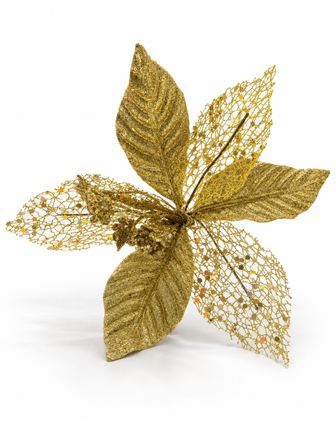 Flor navideña 18 cm - foto 1